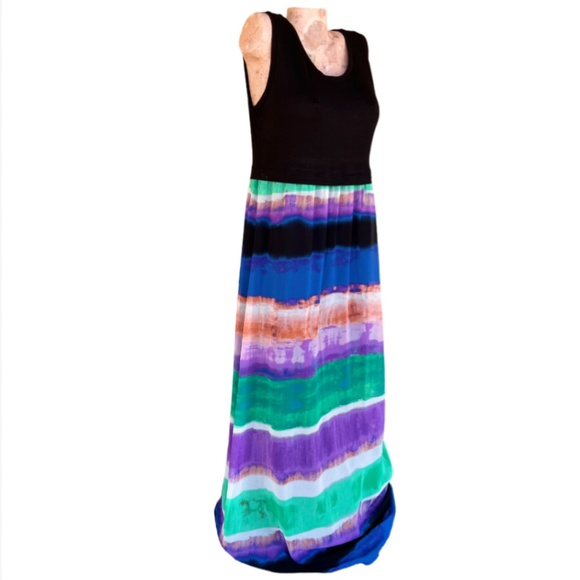 Black/Multi-Color Maxi - Picture 4 of 7